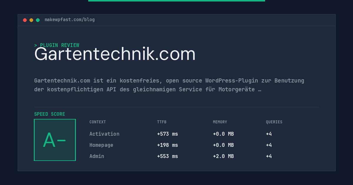 Gartentechnik.com - MakeWPFast