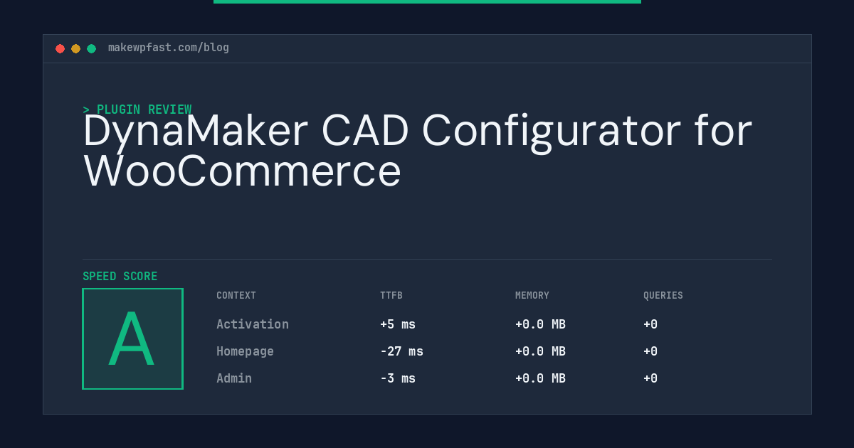 DynaMaker CAD Configurator for WooCommerce - MakeWPFast