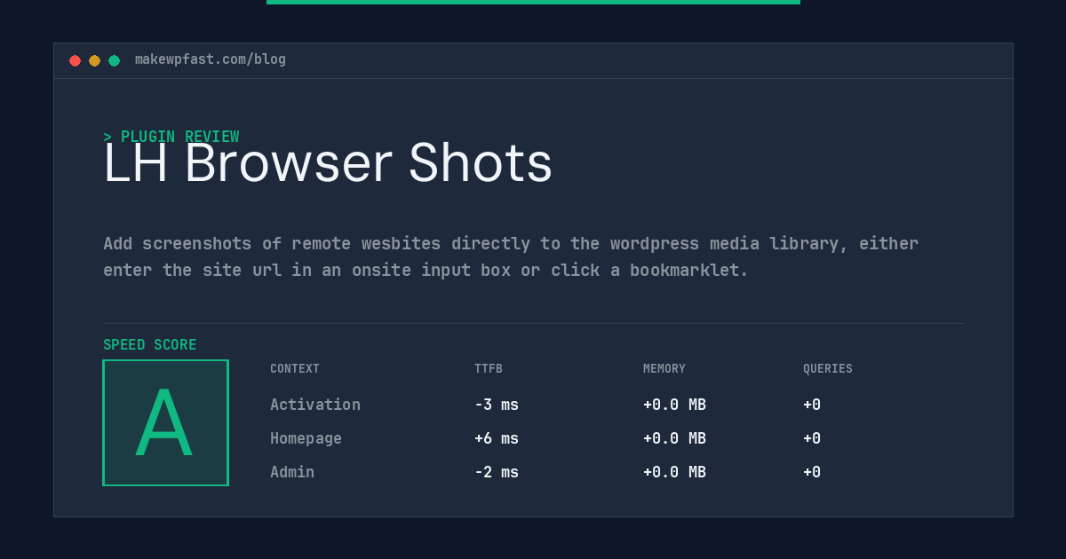LH Browser Shots - MakeWPFast
