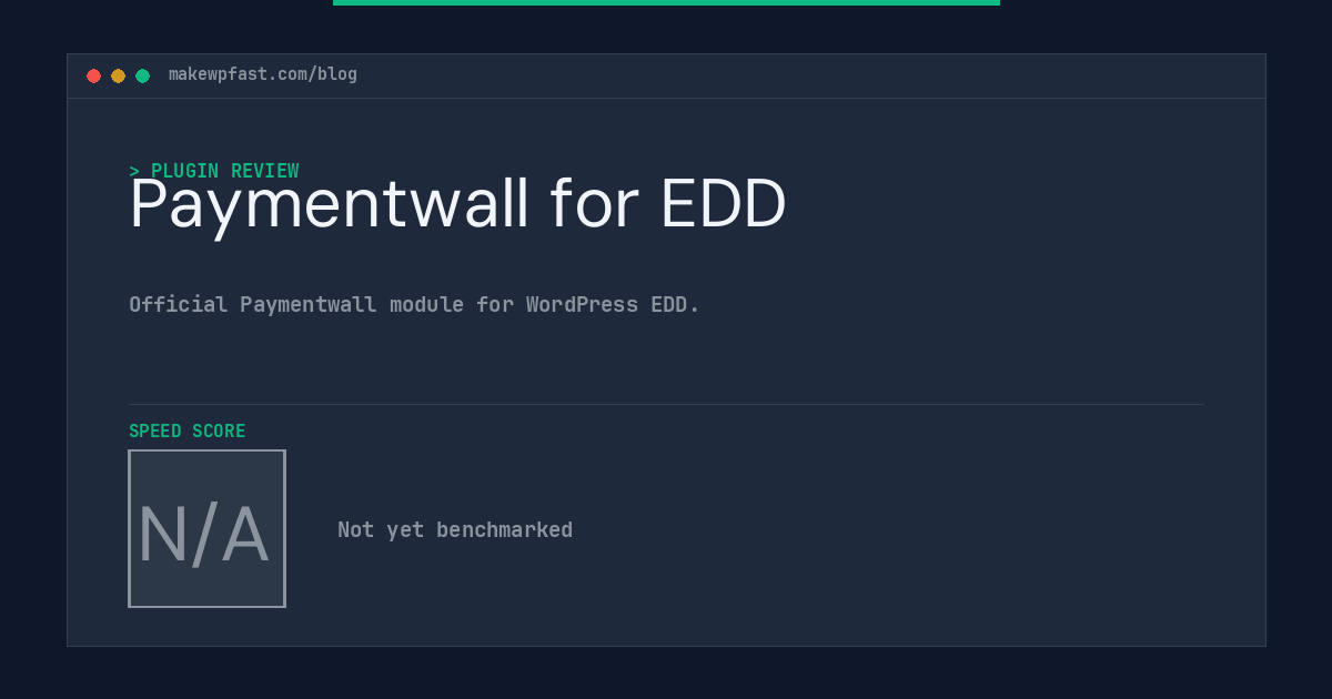 Paymentwall for EDD - MakeWPFast