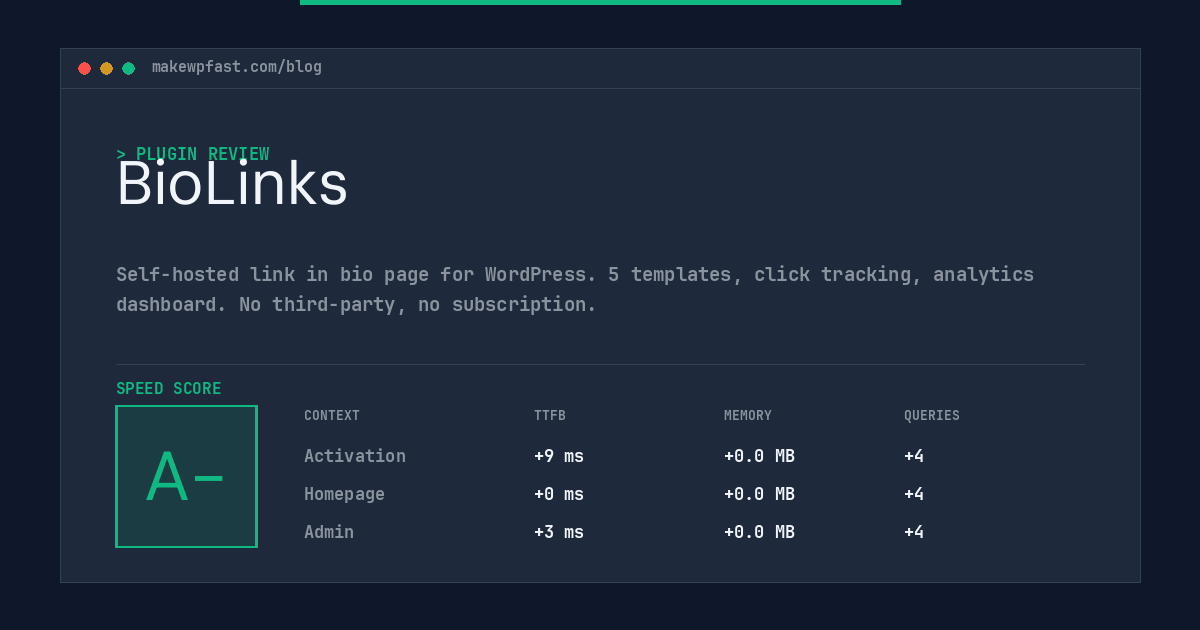 BioLinks - MakeWPFast