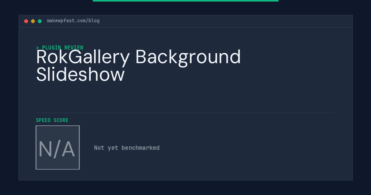 RokGallery Background Slideshow - MakeWPFast