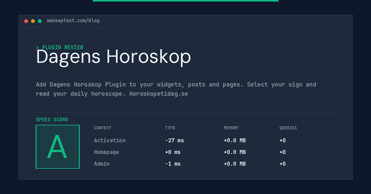 Dagens Horoskop - MakeWPFast