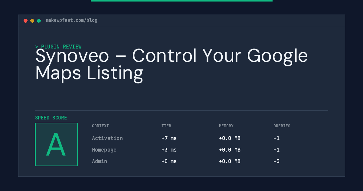 Synoveo – Control Your Google Maps Listing - MakeWPFast