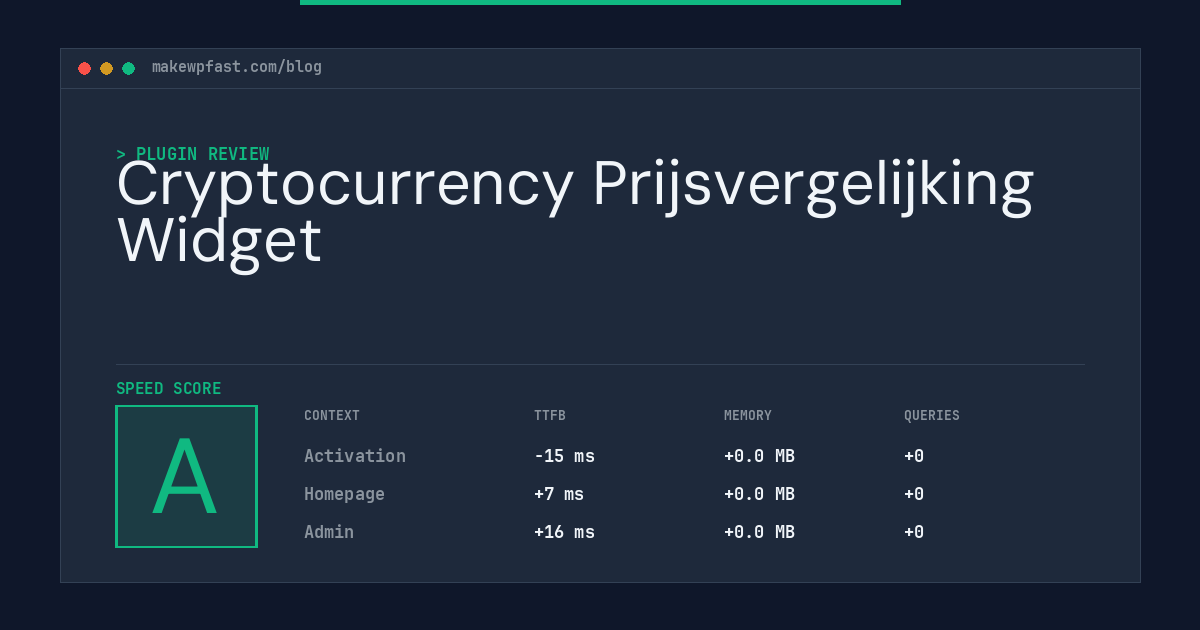 Cryptocurrency Prijsvergelijking Widget - MakeWPFast