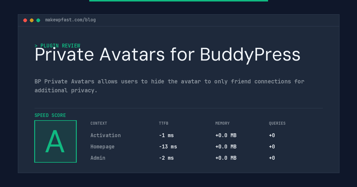 Private Avatars for BuddyPress - MakeWPFast