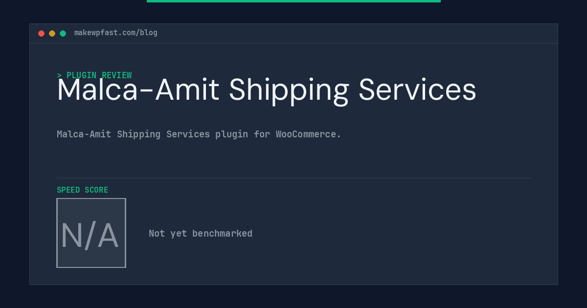 Malca-Amit Shipping Services - MakeWPFast