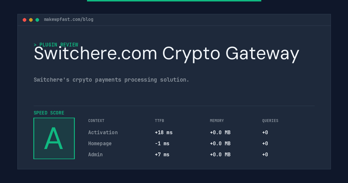 Switchere.com Crypto Gateway - MakeWPFast