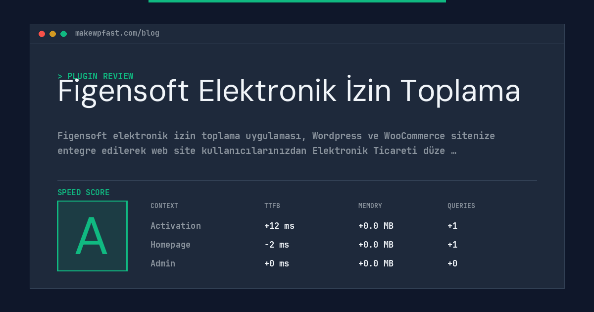 Figensoft Elektronik İzin Toplama - MakeWPFast