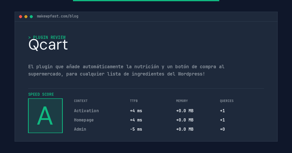 Qcart - MakeWPFast