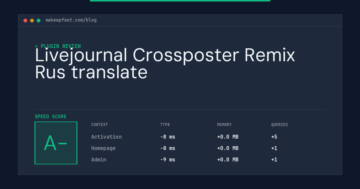 Livejournal Crossposter Remix Rus translate - MakeWPFast
