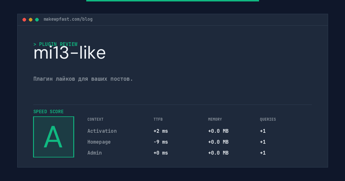 mi13-like - MakeWPFast