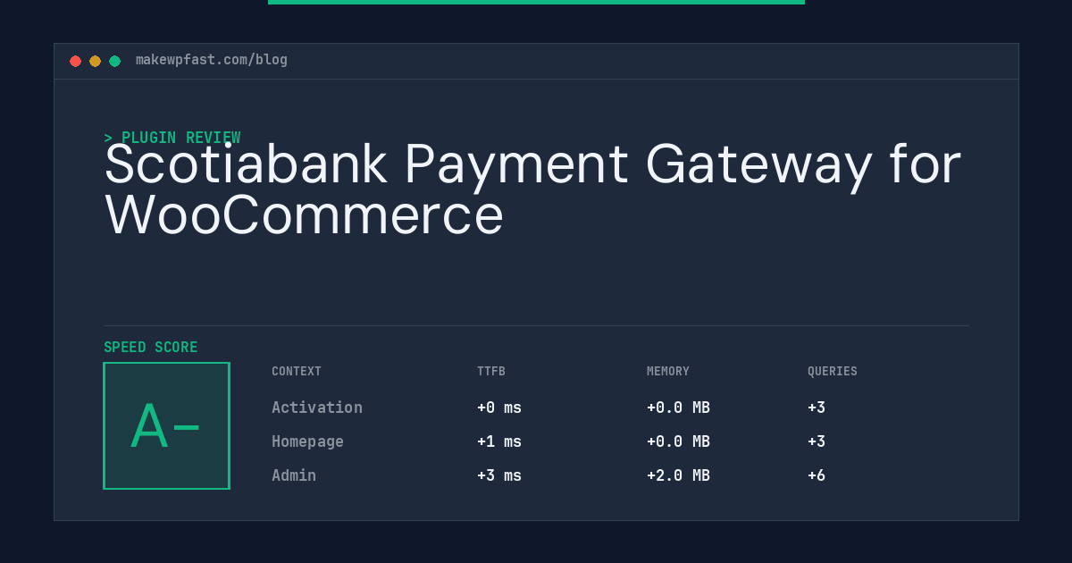 Scotiabank Payment Gateway for WooCommerce - MakeWPFast
