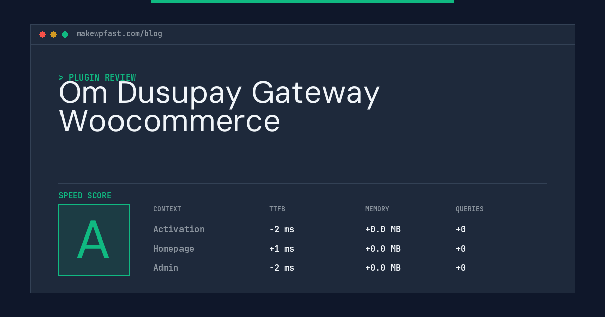 Om Dusupay Gateway Woocommerce - MakeWPFast