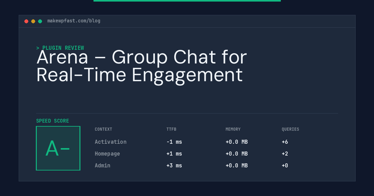 Arena – Group Chat for Real-Time Engagement - MakeWPFast