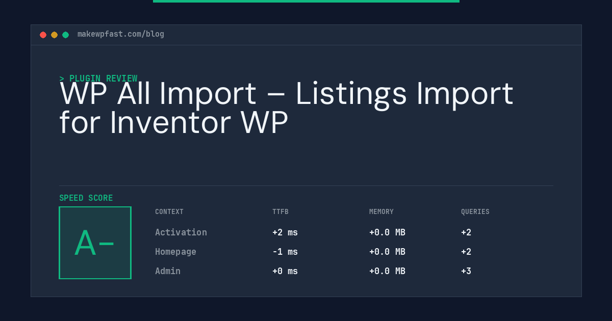 WP All Import – Listings Import for Inventor WP - MakeWPFast