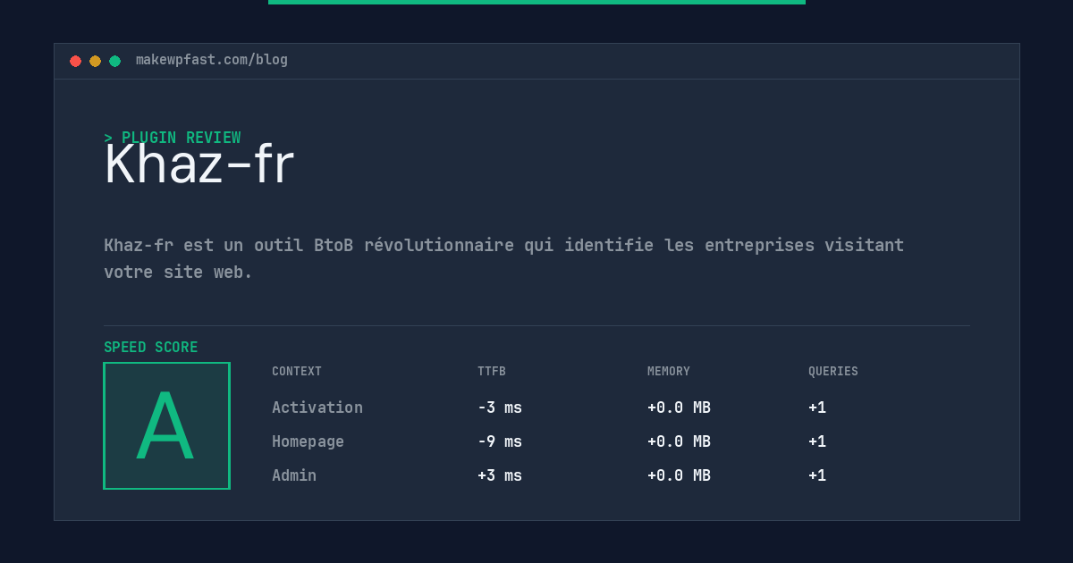 Khaz-fr - MakeWPFast