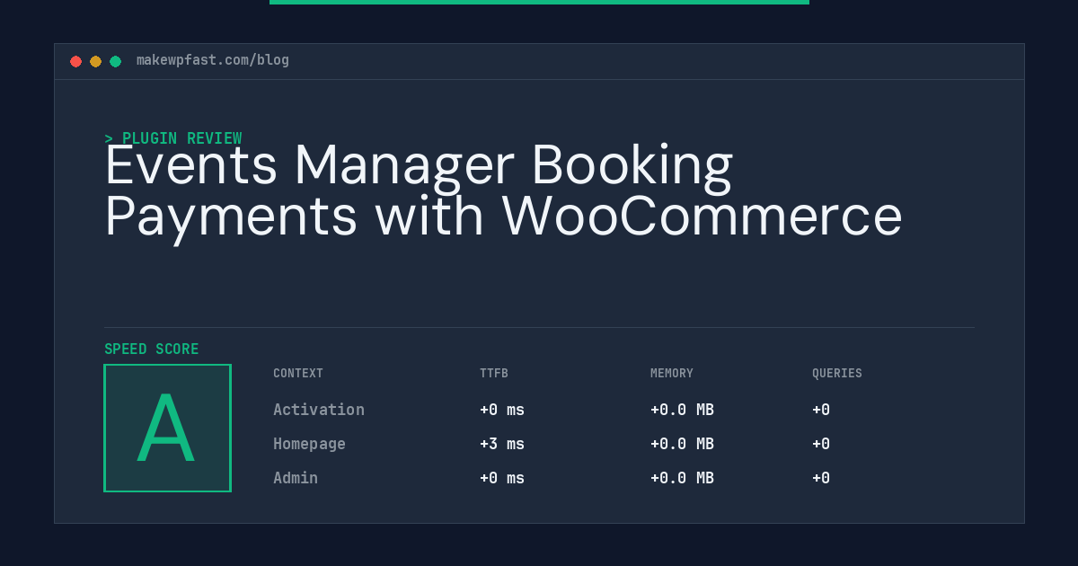 Events Manager Booking Payments with WooCommerce - MakeWPFast