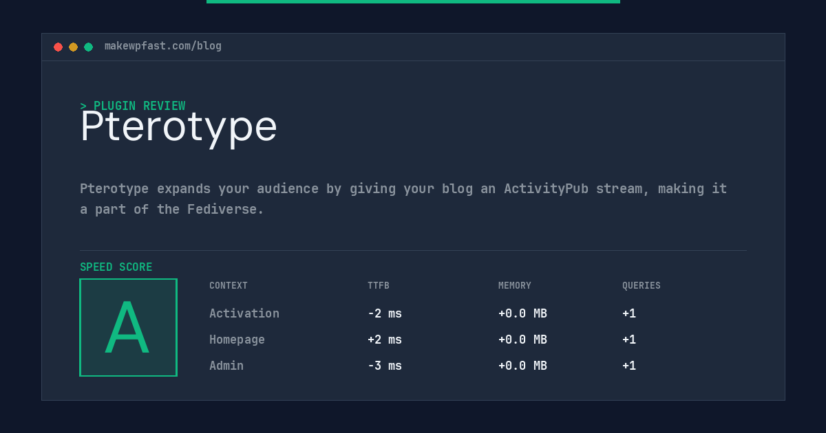 Pterotype - MakeWPFast
