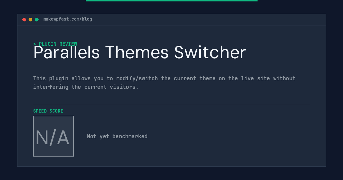 Parallels Themes Switcher - MakeWPFast