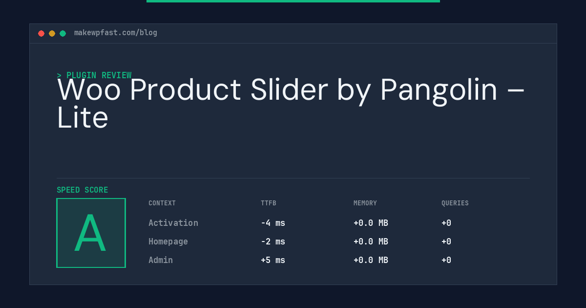 Woo Product Slider by Pangolin – Lite - MakeWPFast