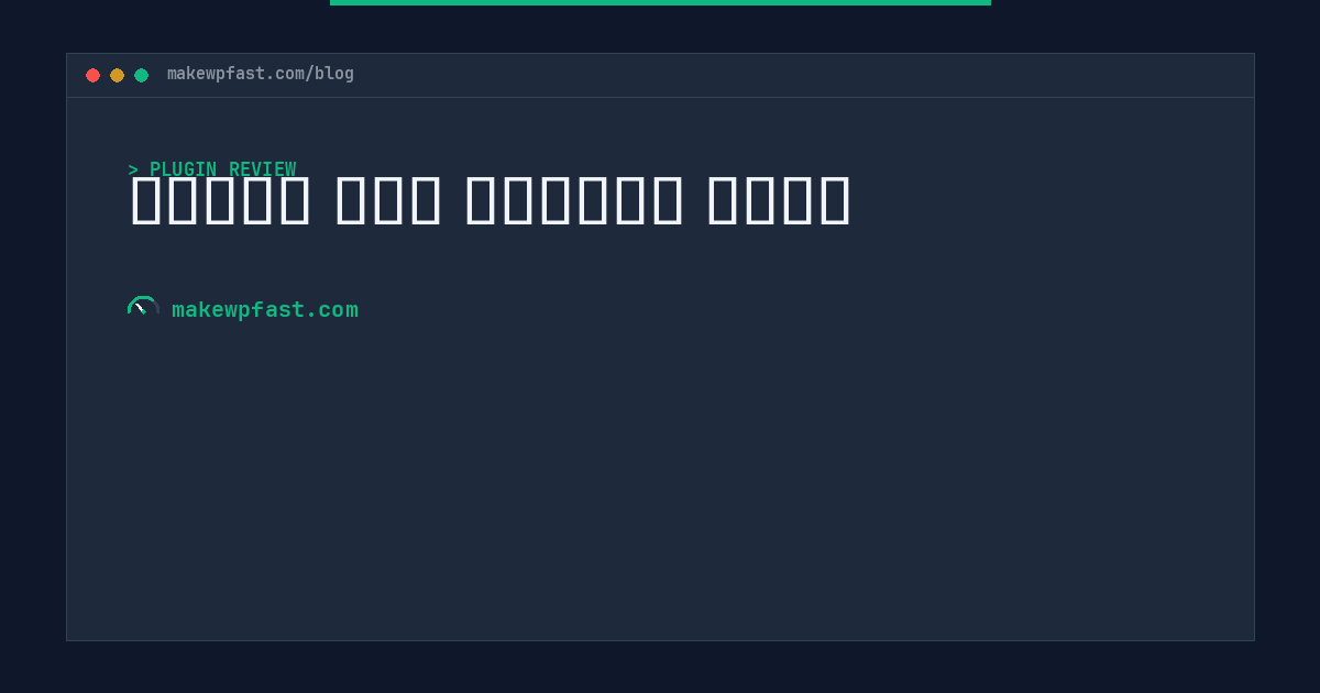 دیوار آتش برنامه نویس - MakeWPFast