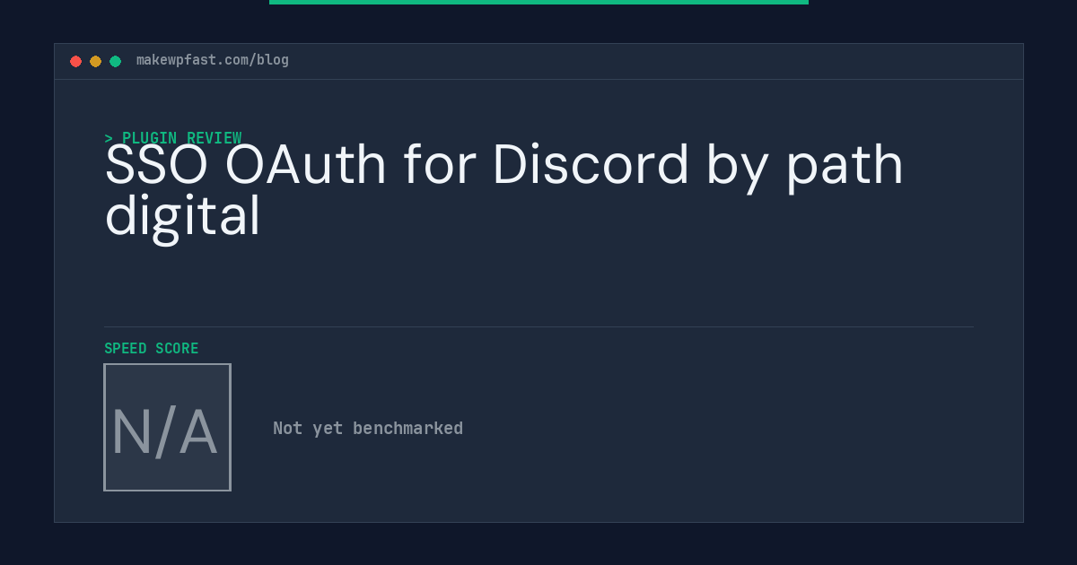 SSO OAuth for Discord by path digital - MakeWPFast