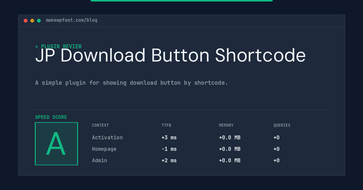 JP Download Button Shortcode - MakeWPFast