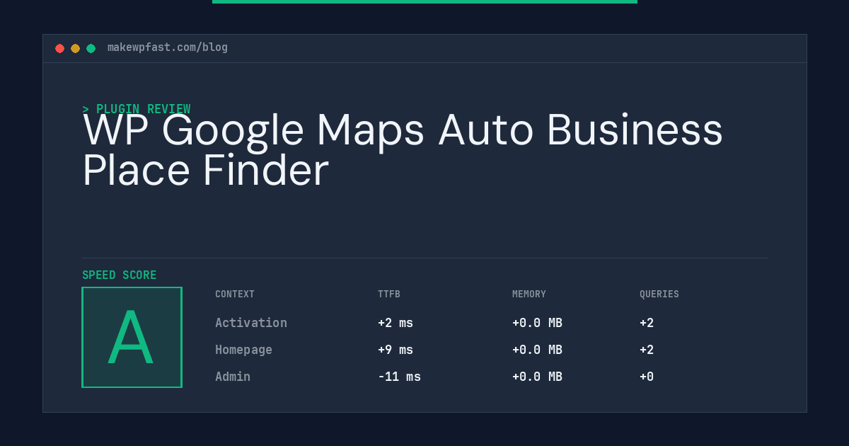 WP Google Maps Auto Business Place Finder - MakeWPFast
