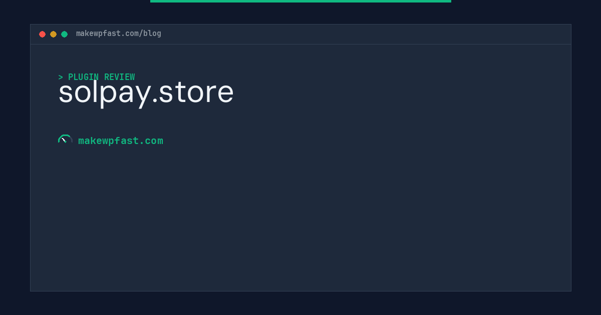 solpay.store - MakeWPFast