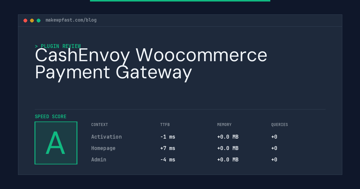 CashEnvoy Woocommerce Payment Gateway - MakeWPFast