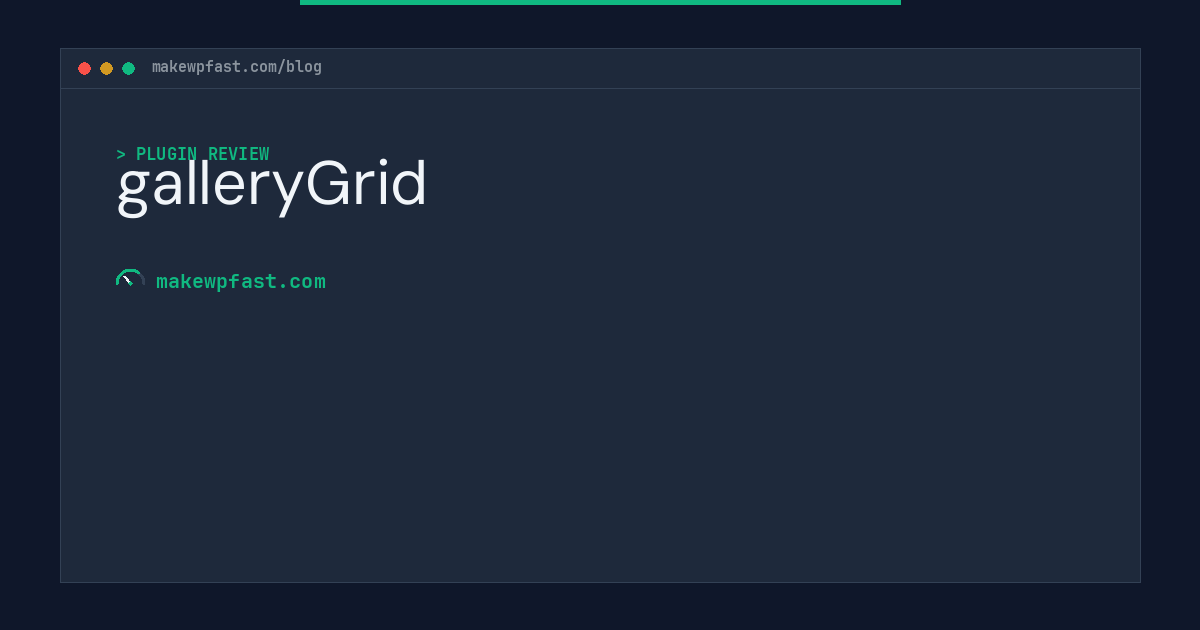galleryGrid - MakeWPFast