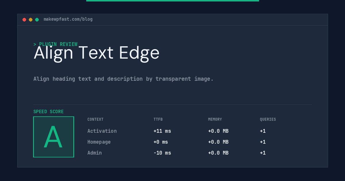 Align Text Edge - MakeWPFast