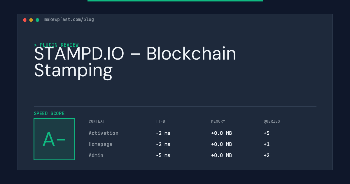 STAMPD.IO – Blockchain Stamping - MakeWPFast