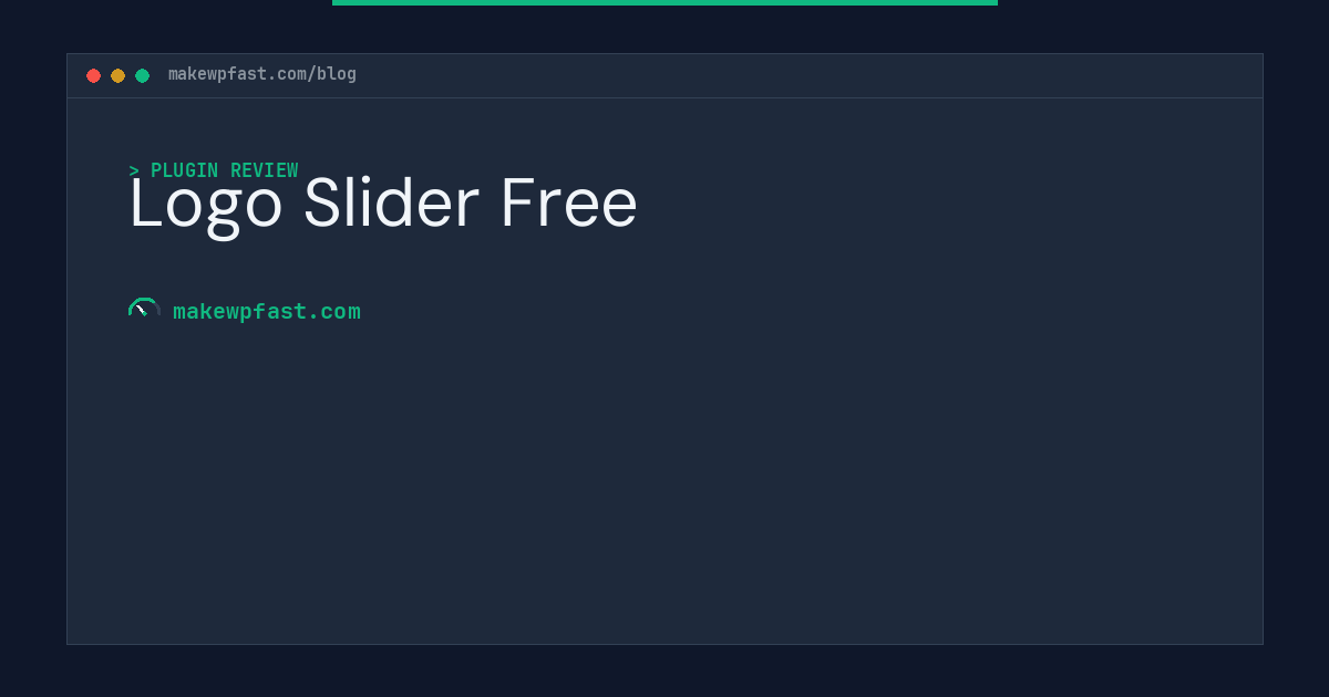 Logo Slider Free - MakeWPFast