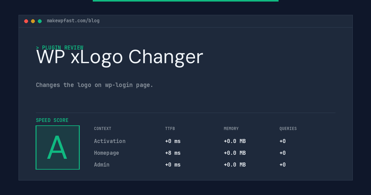 WP xLogo Changer - MakeWPFast