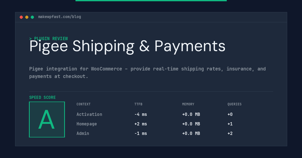 Pigee Shipping & Payments - MakeWPFast