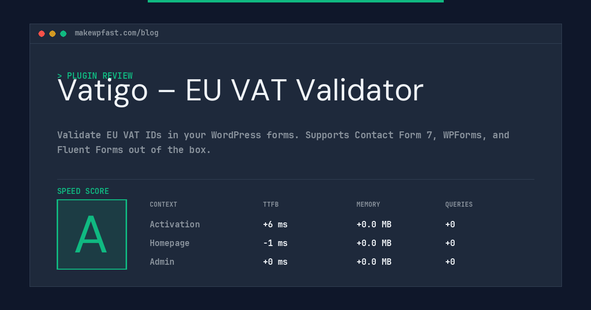 Vatigo – EU VAT Validator - MakeWPFast