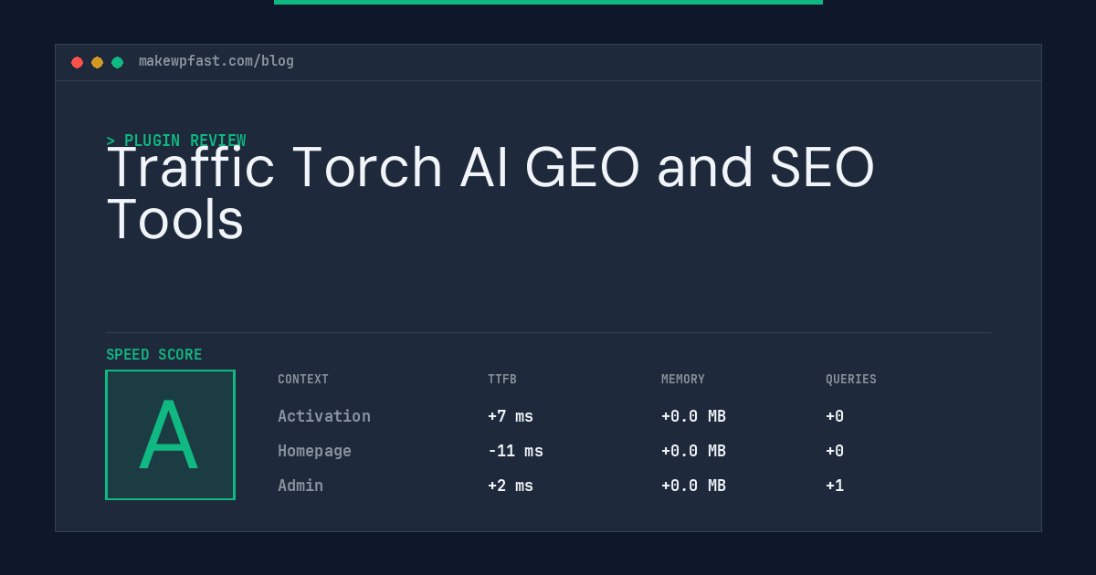 Traffic Torch AI GEO and SEO Tools - MakeWPFast
