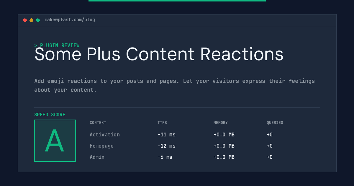 Some Plus Content Reactions - MakeWPFast