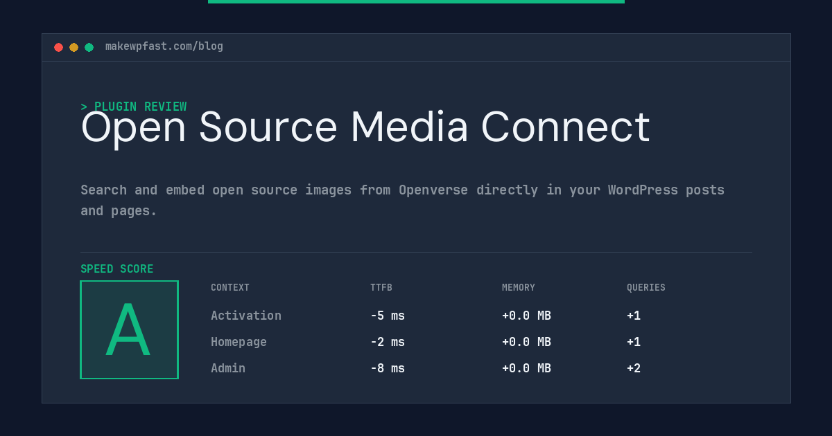 Open Source Media Connect - MakeWPFast