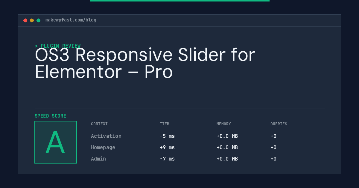 OS3 Responsive Slider for Elementor – Pro - MakeWPFast