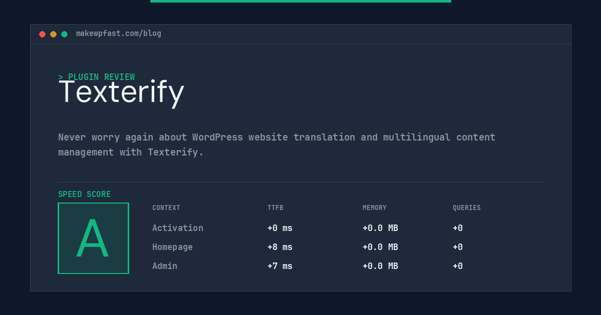 Texterify - MakeWPFast