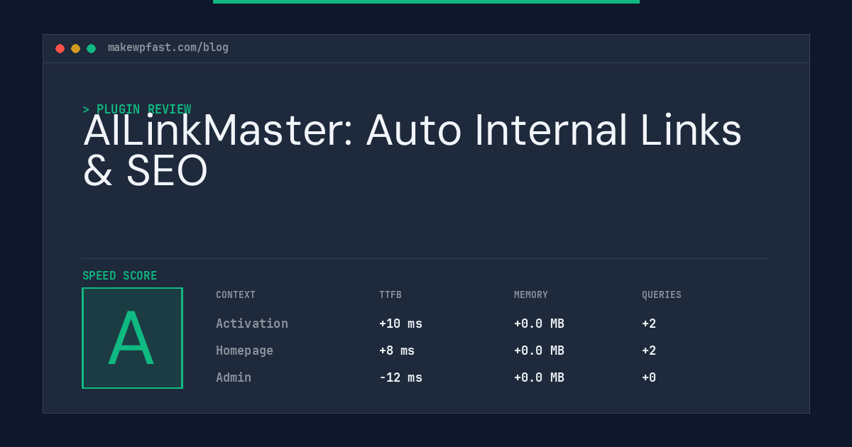 AILinkMaster: Auto Internal Links & SEO - MakeWPFast