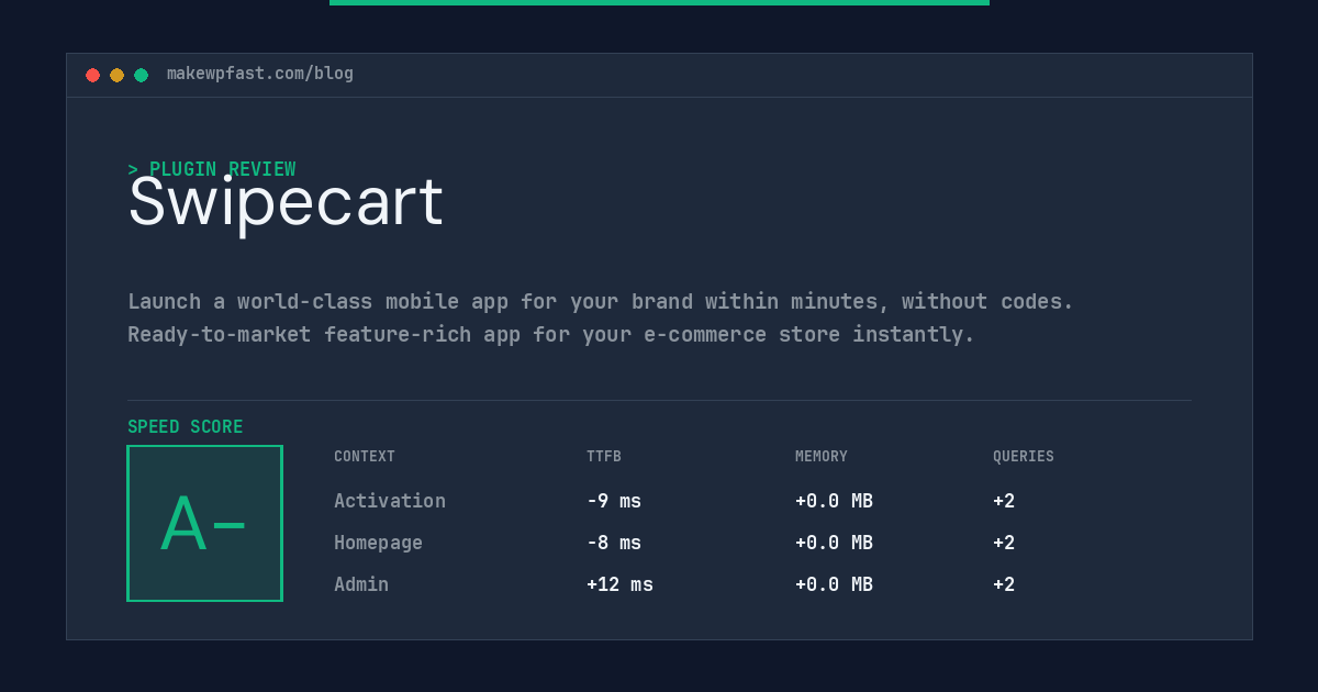 Swipecart - MakeWPFast
