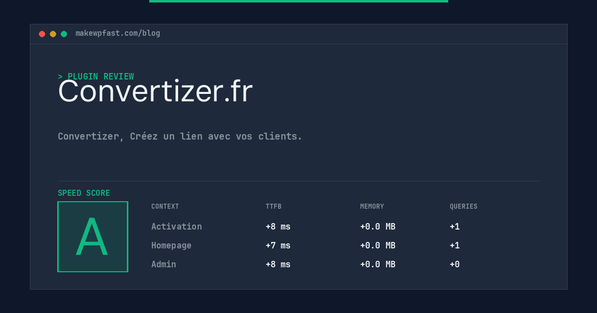 Convertizer.fr - MakeWPFast