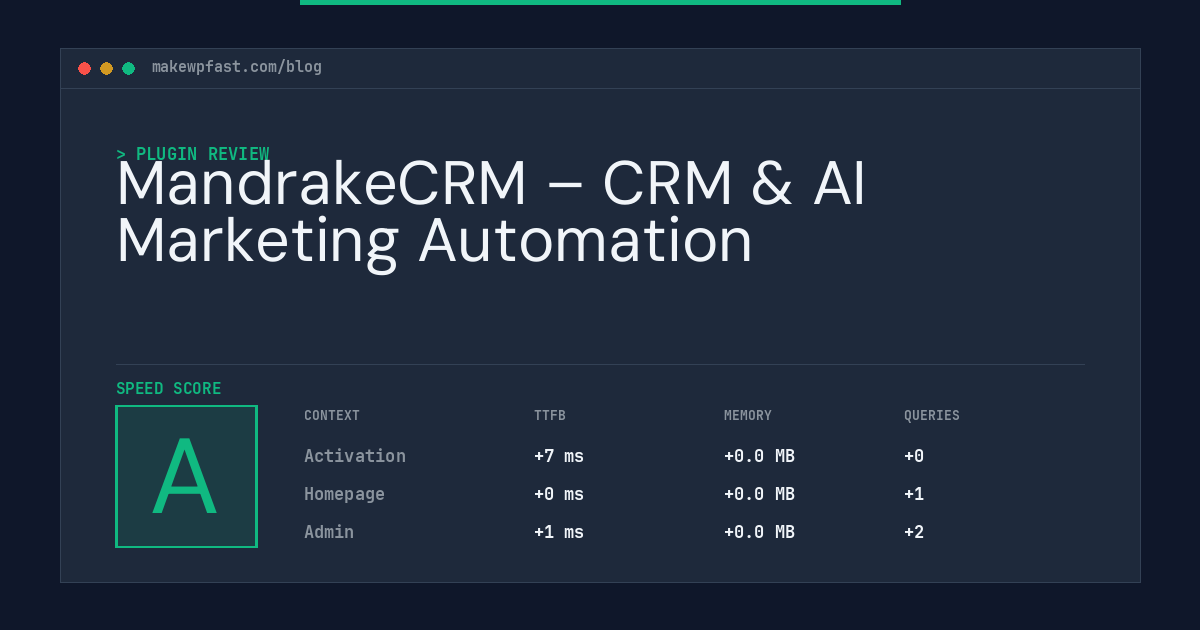 MandrakeCRM – CRM & AI Marketing Automation - MakeWPFast