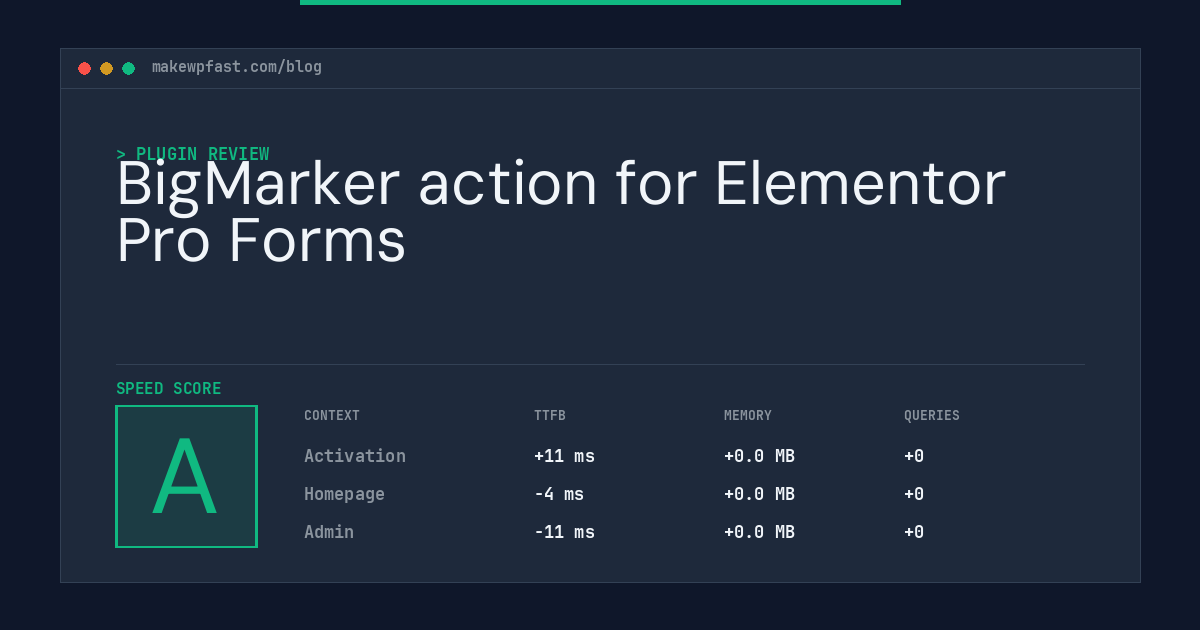 BigMarker action for Elementor Pro Forms - MakeWPFast