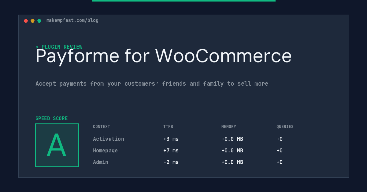 Payforme for WooCommerce - MakeWPFast