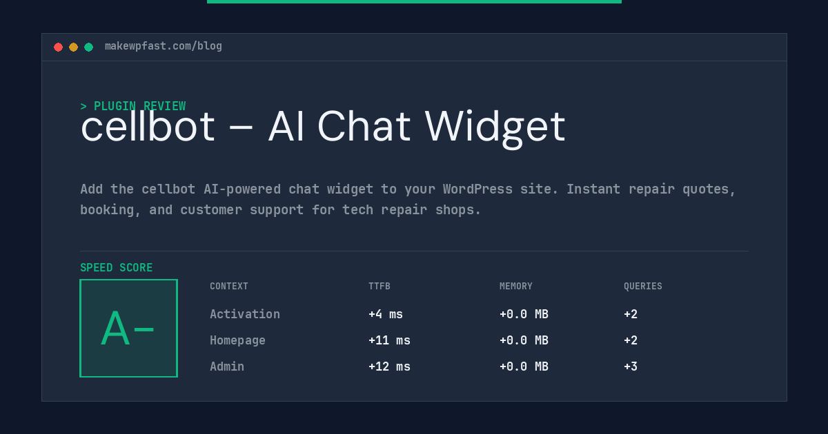 cellbot – AI Chat Widget - MakeWPFast